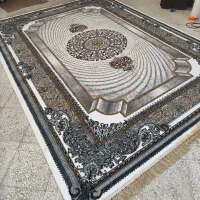فرش دور قهوه ایی