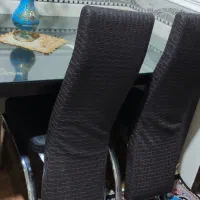 میز غذاخوری شش نفره|میز و صندلی غذاخوری|آبپخش, |دیوار