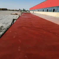 بتن ریزی کف با ماله پروانه ای واجاره اتومیکسر|خدمات پیشه و مهارت|ایرانشهر, |دیوار