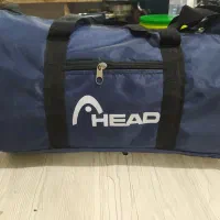 کیف باشگاهی مشکی و آبی نفتی