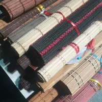 پرده حصیر بامبو مناسب زیربشقابی رانر