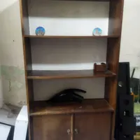 کتابخانه|کتابخانه، شلف، قفسه‌های دیواری|تهران, استاد معین|دیوار