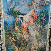 تابلوفرش دستبافت مینیاتور