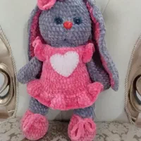 عروسک مخمل دست بافت