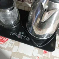 چای ساز همراه باقوری لمسی.   با قلیون نوساز هردو