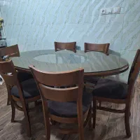 سرویس ناهار خوری ۶ نفره|میز و صندلی غذاخوری|شوشتر, |دیوار