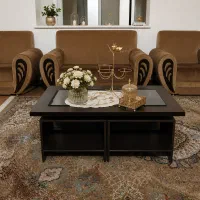 مبل راحتی ۸ نفره تمیز و سالم + میز جلو مبلی
