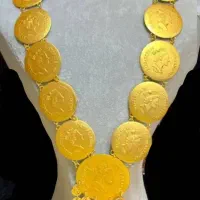 فروش یک عدد گردنبند رنگ ثابت طرح طلا الیزابت