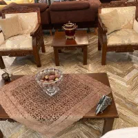 مبلمان استیل طرح مدرن کلاسیک چوب راش|مبلمان خانگی و میز عسلی|تهران, اقدسیه|دیوار