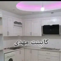 *کابینت حاضری تمام سفید براق کد۱۵۰۵