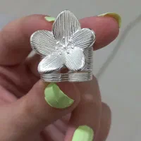 انگشتر گل نقرهای|بدلیجات|مشهد, کوثر|دیوار