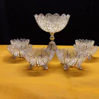 ملیله مسی با روکش نقره|صنایع دستی و سایر لوازم تزئینی|اصفهان, رحیم‌آباد|دیوار