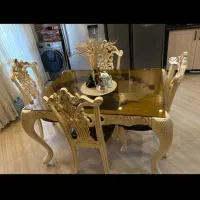 میز غذاخوری چهار نفره|میز و صندلی غذاخوری|تهران, سازمان آب|دیوار