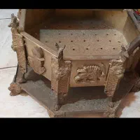 منقل برنجی|کلکسیون اشیاء عتیقه|اصفهان, ارغوانیه|دیوار