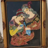 قاب چوبی کار دست