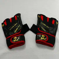 دستکش نیم پنجه ورزشی باشگاه بدنسازی راژ