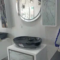 تولید کننده کابین روشویی آینه بک لایت شیشه سکوریت|لوازم سرویس بهداشتی|رباط‌کریم, شهرک صنعتی نصیرآباد|دیوار