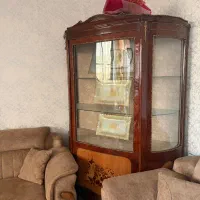 بوفه ویترین چوبی