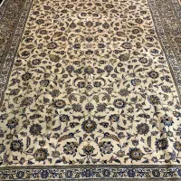 فرش ۱۲ متری دستباف کاشان مارکدار سالم