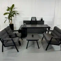 مبلمان اداری ۶نفره تمام چرم برند Silla