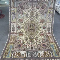 فرش دستباف (بساک)۴ متری ۶۰ رج نامی تبریز|فرش|مشکین‌دشت, |دیوار