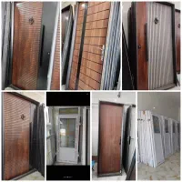 درب پی وی سی،چوبی و آلومینیوم آماده نصب