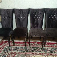 4 عدد صندلی آشپزخانه کاملا سالم