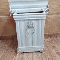 ست جا دستمال کاغذی و سطل آشغال