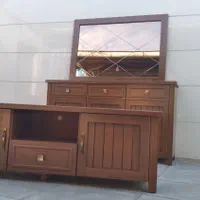 آینه و کنسول کشودار|بوفه، ویترین، کنسول|اسلامشهر, ده عباس|دیوار