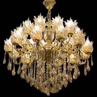 لوستر روی طوق فوق بزرگ  در نمایشگاه کارمندان