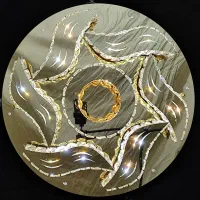 لوستر کلیپسی خورشید|لوستر و چراغ آویز|تبریز, |دیوار