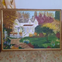 تابلو و دکوری و یک دستگاه دی وی سی دی