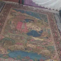 فرش دستباف لیلیو مجنون بافت کرمان|فرش|رفسنجان, |دیوار