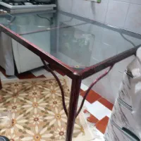 میز نهارخوری بزرگ مدل فرفورژه|میز و صندلی غذاخوری|مشهد, کوی سیدی|دیوار