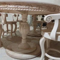 کوئین فرانسوی|میز و صندلی غذاخوری|رشت, پاستوریزه|دیوار