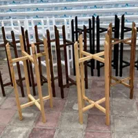 (۱۰۷)استند گل و گلدان چوبی|گل و گیاه طبیعی|رشت, جانبازان|دیوار