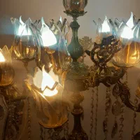 لوستر وآباژوربرنز|لوستر و چراغ آویز|قم, زاویه|دیوار