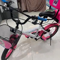 دوچرخه دخترانه سایز ۱۶ کاملا سالم|دوچرخه، اسکیت، اسکوتر|قزوین, |دیوار