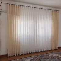پرده حریر بافت دار