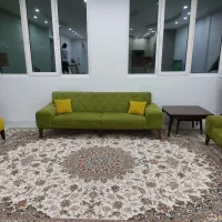 مبلمان ۹ نفره به همراه ۴ میز جلو مبلی|مبلمان خانگی و میز عسلی|مشهد, فرهنگیان (شهرک غرب)|دیوار