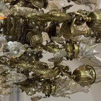 لوستر برنزی فرشته|لوستر و چراغ آویز|تهران, یاخجی آباد|دیوار