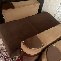 میل ۵ نفره درحد نو  تخت داری ویژگی تخت شو هست|مبلمان خانگی و میز عسلی|جیرفت, |دیوار