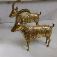 گوزن برنجی قدیمی|مجسمه، تندیس، ماکت|تهران, مینای جنوبی|دیوار