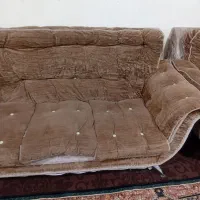 مبلمان شش نفره پارچه مخمل تخفیف پای معامله|مبلمان خانگی و میز عسلی|فاضل آباد, |دیوار