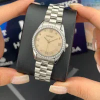 ساعت esprit صفحه بژ دور نگین