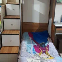 تخت دو طبقه ام دی اف|تخت و سرویس خواب|شیراز, شیخ علی چوپان|دیوار