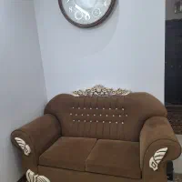 سرویس مبلمان چوب ۷نفره بامیز جلومبلی چوبی|مبلمان خانگی و میز عسلی|مشهد, کوی المهدی|دیوار