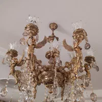 لوستر برنجی|لوستر و چراغ آویز|نسیمشهر, |دیوار