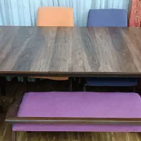 فروش میز ناهارخوری 8 نفره با نیمکت|میز و صندلی غذاخوری|شاهین‌شهر, فردوسی|دیوار