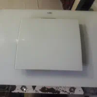 هود کن شیشه ای سفید کار کرده